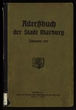 Adressbuch der Stadt Marburg. Jahrgang 1910