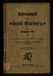 Adressbuch der Stadt Marburg. Jahrgang 1900