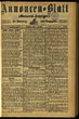 Annoncenblatt (General-Anzeiger) für Marburg und Umgegend. 1889 (Januar-Juni)