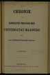 Chronik der Königlich Preussischen Universität Marburg. 10.1896/97(1897)