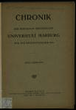 Chronik der Königlich Preussischen Universität Marburg. 27.1913(1914)