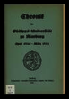 Chronik der Philipps-Universität zu Marburg. (April 1940 – März 1941)