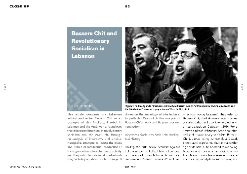Bassem Chit and Revolutionary Socialism in Lebanon