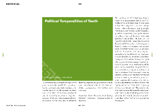 Political Temporalities of Youth