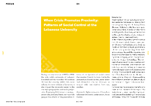 When Crisis Promotes Proximity