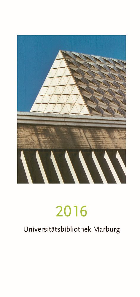 Coverbild Jahresbericht 2016
