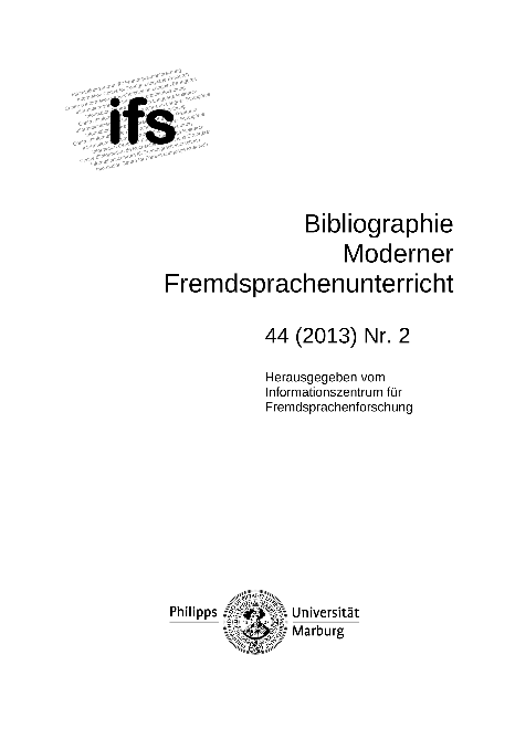 Bibliographie Moderner Fremdsprachenunterricht 2013 (2)
