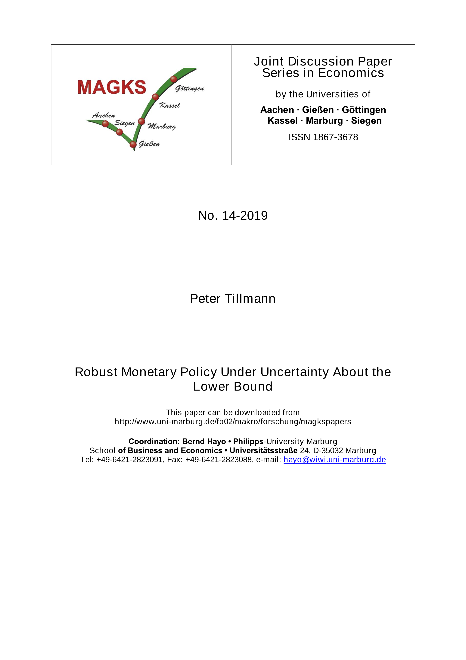 Robust Monetary Policy Under Uncertainty About the Lower Bound