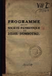 Programme de la Société Patriotique de Hesse-Hombourg