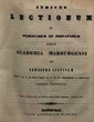 Indices lectionum et publicarum et privatarum quae in Academia Marpurgensi … SS 1854 – WS 1854/55