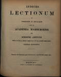 Indices lectionum et publicarum et privatarum quae in Academia Marpurgensi … SS 1875 – WS 1875/76