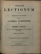 Indices lectionum et publicarum et privatarum quae in Academia Marpurgensi … SS 1880 – WS 1880/81