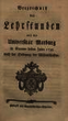 Verzeichnis der Lehrstunden auf der Universität Marburg. SS/WS 1795