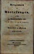 Verzeichnis der Vorlesungen / Philipps-Universität Marburg. SS 1842 – WS 1842/43