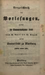 Verzeichnis der Vorlesungen / Philipps-Universität Marburg. SS 1869 – WS 1869/70