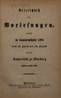 Verzeichnis der Vorlesungen / Philipps-Universität Marburg. SS 1884 – WS 1884/85