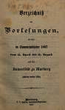 Verzeichnis der Vorlesungen / Philipps-Universität Marburg. SS 1887 – WS 1887/88
