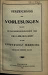 Verzeichnis der Vorlesungen / Philipps-Universität Marburg. SS 1903 – WS 1903/1904