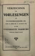Verzeichnis der Vorlesungen / Philipps-Universität Marburg. SS 1912 - WS 1912/13