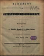 Zeitschrift für die Alterthumswissenschaft. N.S. 4.1846