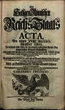 Des Heiligen Römischen Reichs Staats Acta : vom jetzigen 18. seculo, Th. 5