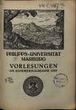 Personal- und Vorlesungsverzeichnis / Philipps-Universität Marburg. SS 1933 - WS 1933/34