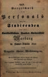 Verzeichnis des Personals und der Studierenden auf der Königlich Preußischen Universität Marburg. SS 1853 - WS 1853/54