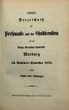 Verzeichnis des Personals und der Studierenden auf der Königlich Preußischen Universität Marburg. SS 1878 - WS 1878/79