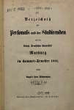 Verzeichnis des Personals und der Studierenden auf der Königlich Preußischen Universität Marburg. SS 1881 - WS 1881/82