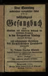 Neue Sammlung auserlesener evangelischer Lieder oder vollständigeres Gesangbuch zum öffentlichen und besonderen Gebrauch der christlichen Gemeinen in dem Burggrafthum Nürnberg oberhalb Gebürgs