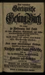 Das vermehrte Görlitzische Gesang-Buch: [...]
