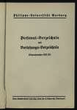 Personal- und Vorlesungsverzeichnis / Philipps-Universität Marburg. WS 1937/38