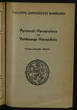 Personal- und Vorlesungsverzeichnis / Philipps-Universität Marburg. WS 1953/54.