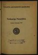 Vorlesungsverzeichnis / Philipps-Universität Marburg. SS 1947.