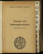 Personal- und Vorlesungsverzeichnis / Philipps-Universität Marburg. WS 1966/67.