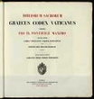 Bibliorum sacrorum Graecus codex Vaticanus / 2