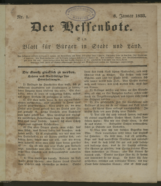 Der Hessenbote. Jg. 2.1838