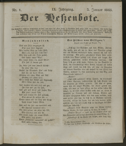 Der Hessenbote. Jg. 9.1845