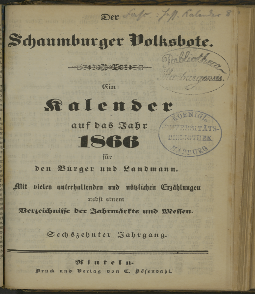 Schaumburger Volksbote. 16.1866