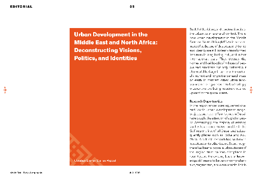 Urban Development in the Middle East and North Africa: Deconstructing Visions, Politics and Identities