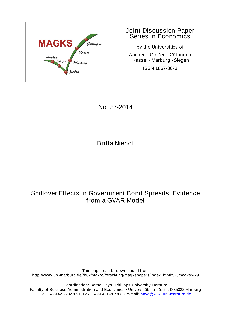 Spillover Effects in Government Bond Spreads: Evidence from a GVAR Model